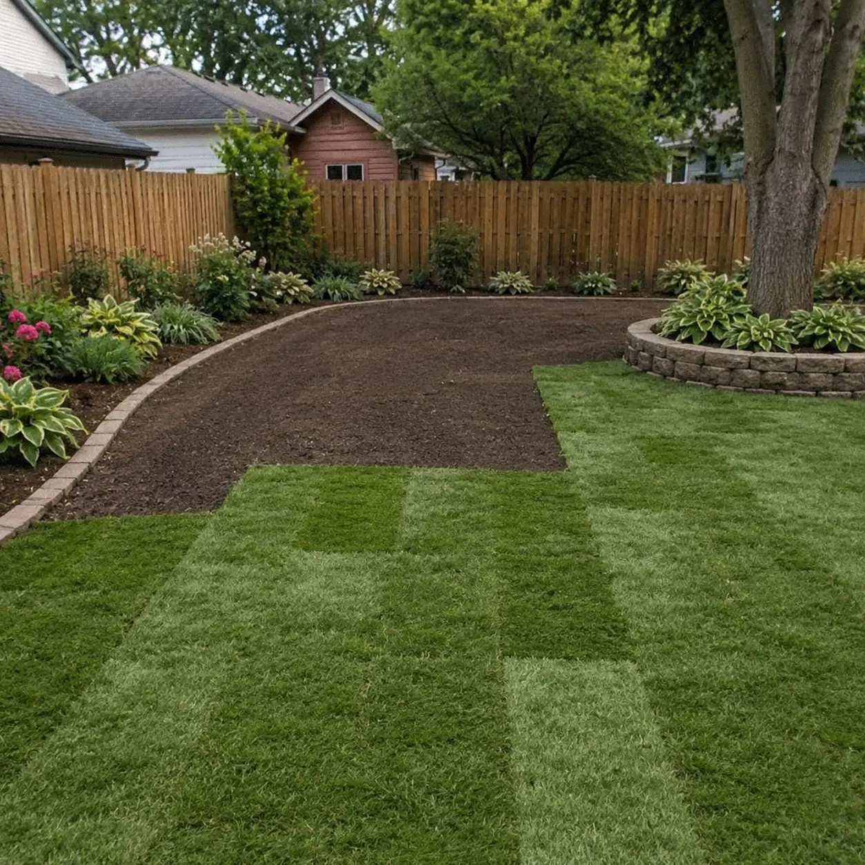 Lawn Renovation & Sod Installation