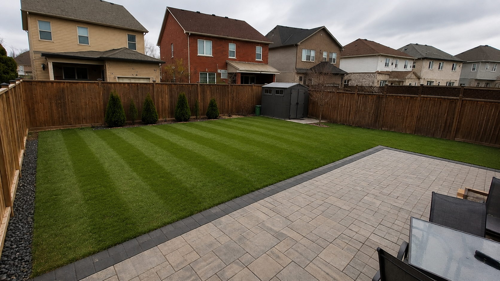 Lawn Renovation & Sod Installation by Wynter Landscaping & Handyman in Toronto and the GTA
